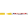 Edding 750 Rotulador Permanente - Punta Redonda - Trazo entre 2 y 4 mm. - Tinta Opaca - Secado Rapido - Color Amarillo | Ahorro