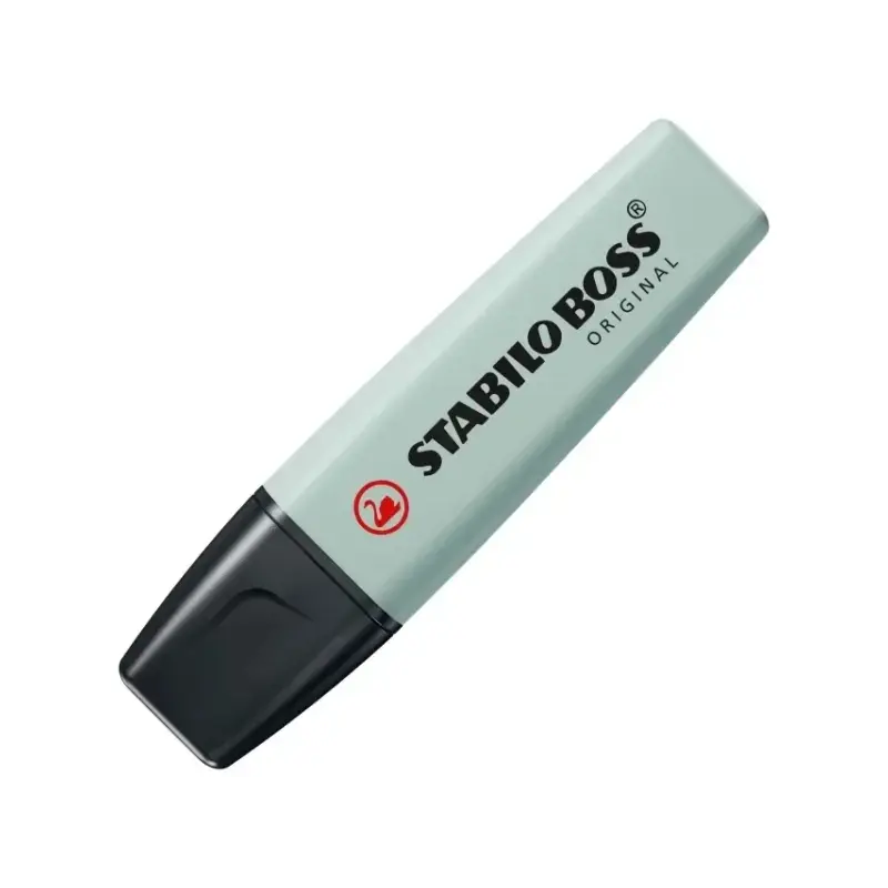 Stabilo Boss Naturecolors Pack de 4 Marcadores - Trazo entre 2 y 5mm - Tinta con Base de Agua - Colores Negro, Beige, Gris Calid