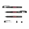 Erichkrause Metrix Boligrafo Tinta Gel - Punta 0.5mm - Agarre de Goma - Capuchon con Clip - Secado Rapido - Color Negro | Ahorro