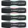 Stabilo Green Boss Pastel Pack de 4 Marcadores Fluorescentes - Fabricado con un 83% de Plastico Reciclado - Trazo entre 2 y 5mm