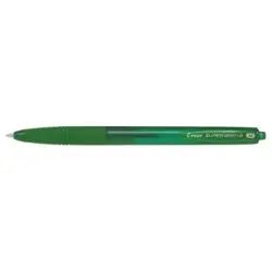Pilot SuperGrip G Boligrafo de Bola Retractil - Punta Redonda 1.0mm - Trazo 0.4mm - Tinta de Aceite - Grip Ergonomico - Color Ve