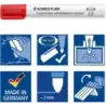 Staedtler Lumocolor 351 Pack de 4 Marcadores para Pizarra Blanca - Secado Rapido - Colores Surtidos | Ahorro Imprimiendo