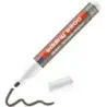 Edding 8900 Rotulador Permanente para Muebles - Punta Redonda 1.5-2mm - Resistente a la Luz - Secado Rapido - Color Nogal Oscuro