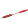 Bic Atlantis Classic Boligrafo Retractil - Punta de 1mm - Cuerpo Transparente con Grip - Color Rojo | Ahorro Imprimiendo