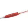Bic Atlantis Classic Boligrafo Retractil - Punta de 1mm - Cuerpo Transparente con Grip - Color Rojo | Ahorro Imprimiendo