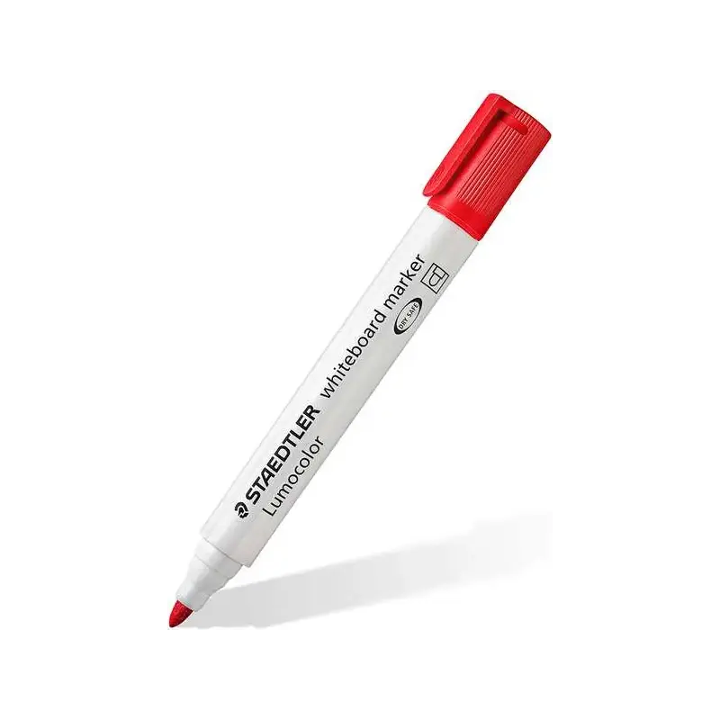 Staedtler Lumocolor 351 Pack de 10 Marcadores para Pizarra Blanca - Punta 2mm Aprox - Secado Rapido - Colores Surtidos | Ahorro