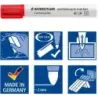 Staedtler Lumocolor 351 Pack de 10 Marcadores para Pizarra Blanca - Punta 2mm Aprox - Secado Rapido - Colores Surtidos | Ahorro