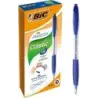 Bic Atlantis Classic Boligrafo Retractil - Punta de 1mm - Cuerpo Transparente con Grip - Color Azul | Ahorro Imprimiendo