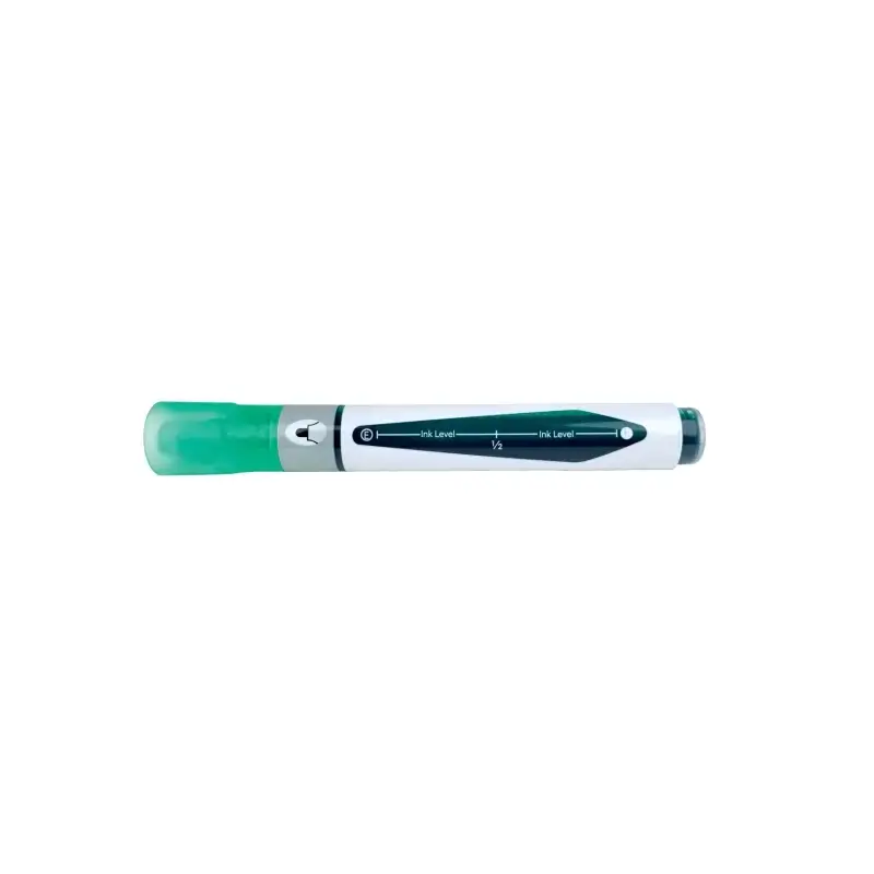 Nobo Pack de 10 Rotuladores para Pizarra Blanca - Punta Redonda 3mm - Tinta Liquida - Ventana para Ver el Nivel de Tinta - Color