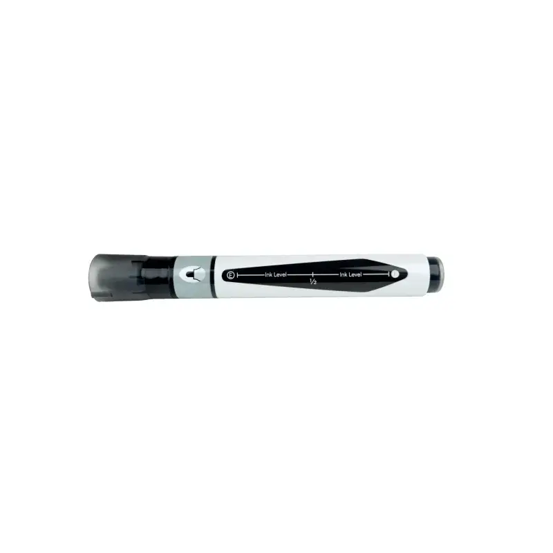 Nobo Pack de 10 Rotuladores para Pizarra Blanca - Punta Redonda 3mm - Tinta Liquida - Ventana para Ver el Nivel de Tinta - Color
