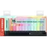 Stabilo Boss 70 Pack de Escritorio de 15 Marcadores Fluorescente - Practica Base para Escritorio - Trazo entre 2 y 5mm - Recarga