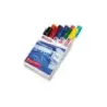 Edding 500 Pack de 10 Rotuladores Permanentes - Punta Biselada - Trazo entre 2 y 7mm - Recargable - Secado Instantaneo - Colores