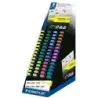 Staedtler Textsurfer Classic 364 Expositor de 60 Marcadores Fluorescentes - Punta Biselada 1 - 5 mm Aprox - Secado Rapido - Colo
