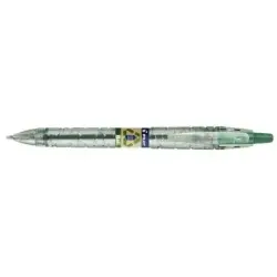 Pilot Boligrafo de Bola Retractil B2P Ecoball BeGreen - Punta Redonda 1mm - Trazo 0.27mm - 86,64% de Plastico Reciclado - Recarg