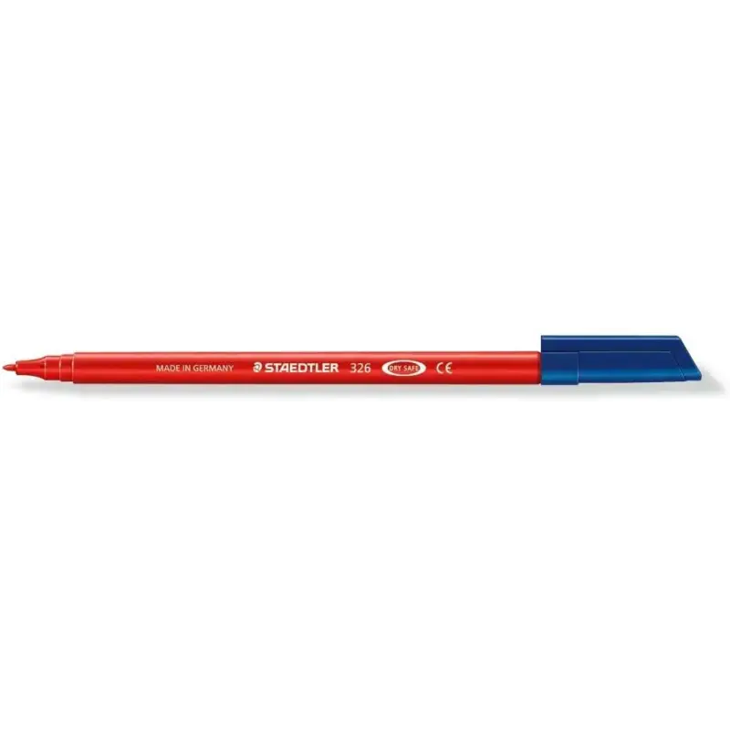 Staedtler Noris 326 Rotulador de Punta Fina - Trazo 1mm Aprox - Tina Base de Agua - Color Rojo | Ahorro Imprimiendo