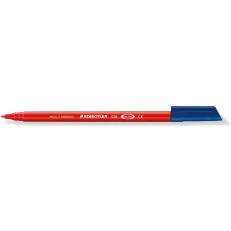 Staedtler Noris 326 Rotulador de Punta Fina - Trazo 1mm Aprox - Tina Base de Agua - Color Rojo | Ahorro Imprimiendo