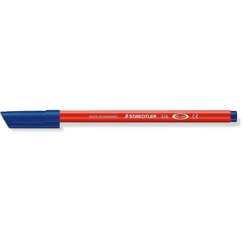 Staedtler Noris 326 Rotulador de Punta Fina - Trazo 1mm Aprox - Tina Base de Agua - Color Rojo | Ahorro Imprimiendo