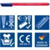 Staedtler Noris 326 Rotulador de Punta Fina - Trazo 1mm Aprox - Tina Base de Agua - Color Rojo | Ahorro Imprimiendo