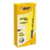 Bic Highlighter Grip Marcador Fluorescente - Tinta con Base de Agua - Punta Biselada - Trazo entre 1.60 y 3.30 mm - Color Amaril