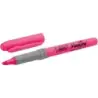 Bic Highlighter Grip Marcador Fluorescente - Tinta con Base de Agua - Punta Biselada - Trazo entre 1.60 y 3.30 mm - Color Rosa |