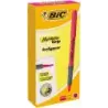 Bic Highlighter Grip Marcador Fluorescente - Tinta con Base de Agua - Punta Biselada - Trazo entre 1.60 y 3.30 mm - Color Rosa |