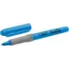 Bic Highlighter Grip Marcador Fluorescente - Tinta con Base de Agua - Punta Biselada - Trazo entre 1.60 y 3.30 mm - Color Azul |