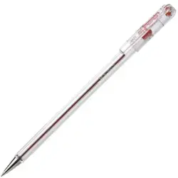 Pentel SuperB Boligrafo de Bola - Punta Fina 0.7mm - Trazo 0.35mm - Tinta con Base de Aceite - Color Rojo | Ahorro Imprimiendo