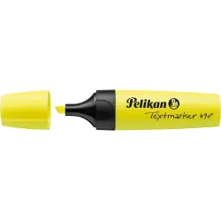 Pelikan Subrayador Textmarker 490 - Base de Agua - 3 Anchos de Trazo - Color Amarillo Fluorescente | Ahorro Imprimiendo