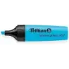 Pelikan Subrayador Textmarker 490 - Base de Agua - 3 Anchos de Trazo - Color Azul Fluorescente | Ahorro Imprimiendo