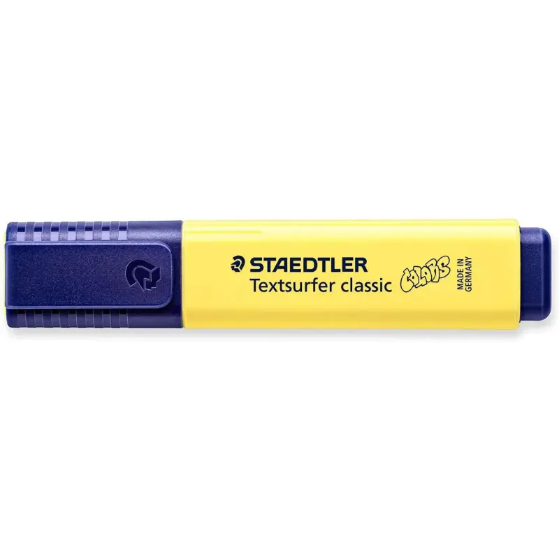 Staedtler Textsurfer Classic 364 Pastel Marcador Fluorescente - Punta Biselada - Trazo entre 1 - 5mm - Tinta con Base de Agua -