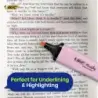 Bic Marking Highlighter Flat Marcador Fluorescente - Punta Biselada - Trazo entre 1.20 y 4.60 mm - Tinta con Base de Agua - Colo