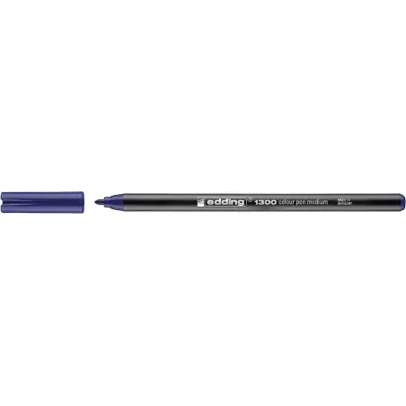 Edding 1300 Rotulador - Punta Redonda - Trazo 2 mm. - Tinta con Base de Agua - Color Azul | Ahorro Imprimiendo