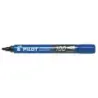 Pilot Rotulador Permanente 100 - Punta Fina de Bala 4,5mm - Trazo 1mm - Color Azul | Ahorro Imprimiendo