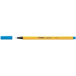 Stabilo Point 88 Rotulador de Punta Fina de Fibra - Trazo de 0.4 mm - Tinta con Base de Agua - Color Azul | Ahorro Imprimiendo