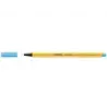 Stabilo Point 88 Rotulador de Punta Fina de Fibra - Trazo de 0.4 mm - Tinta con Base de Agua - Color Azul Celeste | Ahorro Impri