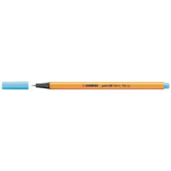 Stabilo Point 88 Rotulador de Punta Fina de Fibra - Trazo de 0.4 mm - Tinta con Base de Agua - Color Azul Neon | Ahorro Imprimie