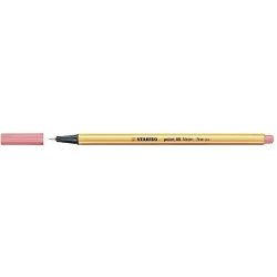 Stabilo Point 88 Rotulador de Punta Fina de Fibra - Trazo de 0.4 mm - Tinta con Base de Agua - Color Rojo Neon | Ahorro Imprimie