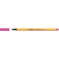 Stabilo Point 88 Rotulador de Punta Fina de Fibra - Trazo de 0.4 mm - Tinta con Base de Agua - Color Rosa Neon | Ahorro Imprimie