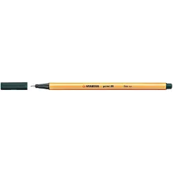 Stabilo Point 88 Rotulador de Punta Fina de Fibra - Trazo de 0.4 mm - Tinta con Base de Agua - Color Verde Oliva | Ahorro Imprim