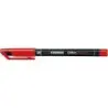 Stabilo OHPen Rotulador Permanente - Punta Media - Trazo de 1mm - Agarre Antideslizante - Tapon Ventilado - Color Rojo | Ahorro