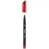Stabilo OHPen Rotulador Permanente - Punta Media - Trazo de 1mm - Agarre Antideslizante - Tapon Ventilado - Color Rojo | Ahorro
