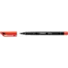 Stabilo OHPen Rotulador Permanente - Punta Fina - Trazo de 0.7mm - Agarre Antideslizante - Tapon Ventilado - Color Rojo | Ahorro