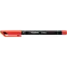 Stabilo OHPen Rotulador Permanente - Punta Fina - Trazo de 0.7mm - Agarre Antideslizante - Tapon Ventilado - Color Rojo | Ahorro