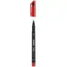Stabilo OHPen Rotulador Permanente - Punta Fina - Trazo de 0.7mm - Agarre Antideslizante - Tapon Ventilado - Color Rojo | Ahorro
