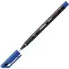 Stabilo OHPen Rotulador Permanente - Punta Fina - Trazo de 0.7mm - Agarre Antideslizante - Tapon Ventilado - Color Azul | Ahorro