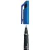 Stabilo OHPen Rotulador Permanente - Punta Superfina - Trazo de 0.4mm - Agarre Antideslizante - Tapon Ventilado - Color Azul | A