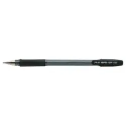 Pilot BPS-GP Boligrafo Recargable con Punta Extra Ancha de 1.60mm - Trazo de 0.33mm - Grip de Agarre - Color Negro | Ahorro Impr