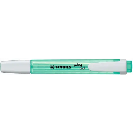 Stabilo Swing Cool Marcador Fluorescente - Cuerpo Plano - Punta Biselada - Trazo entre 1 y 4mm - Tinta con Base de Agua - Antise
