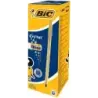 Bic Cristal Shine Boligrafo de Bola - Punta Media de 1.0mm - Tinta con Base de Aceite - Elegante Cuerpo Dorado - Color Azul | Ah