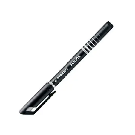 Stabilo Sensor Rotulador de Punta Fina Amortiguada - Trazo de 0.3mm - Color Negro | Ahorro Imprimiendo